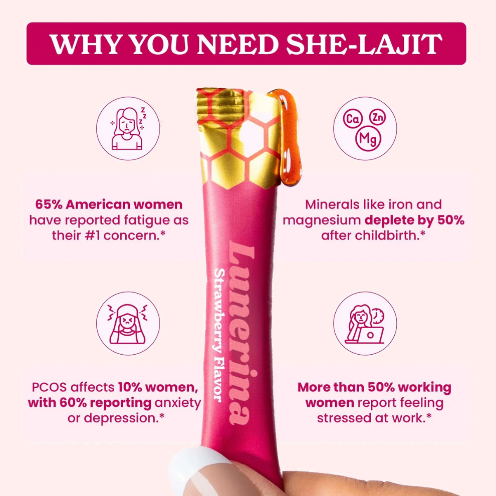 SHE-LAJIT - Women Multi-Mineral Honey Sticks