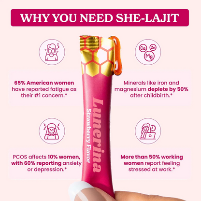 SHE-LAJIT - Women Multi-Mineral Honey Sticks