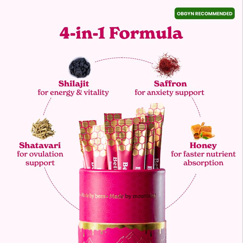 SHE-LAJIT - Women Multi-Mineral Honey Sticks